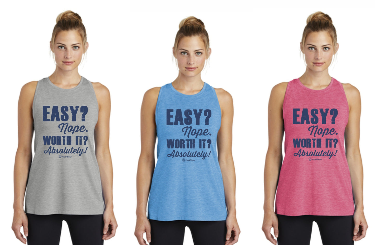 Easy? Nope. Worth it? Absolutely! - Premium Racerback Muscle Tank