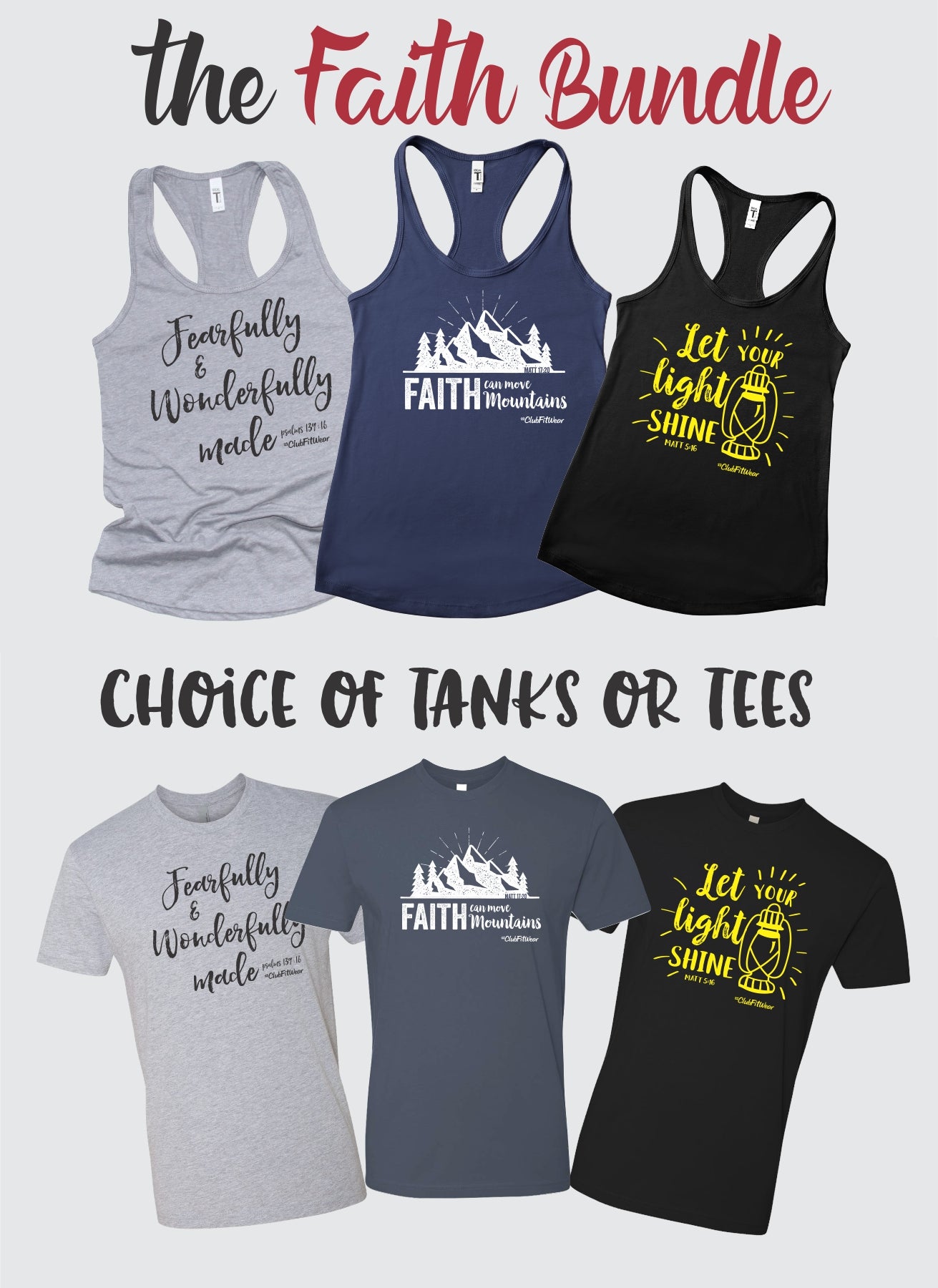 Faith Bundle – ClubFitWear