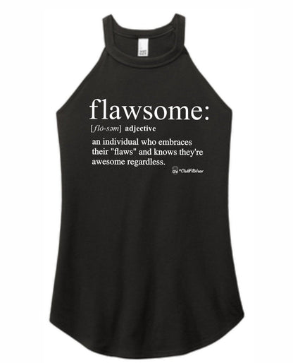 Flawsome - High Neck Rocker Tank