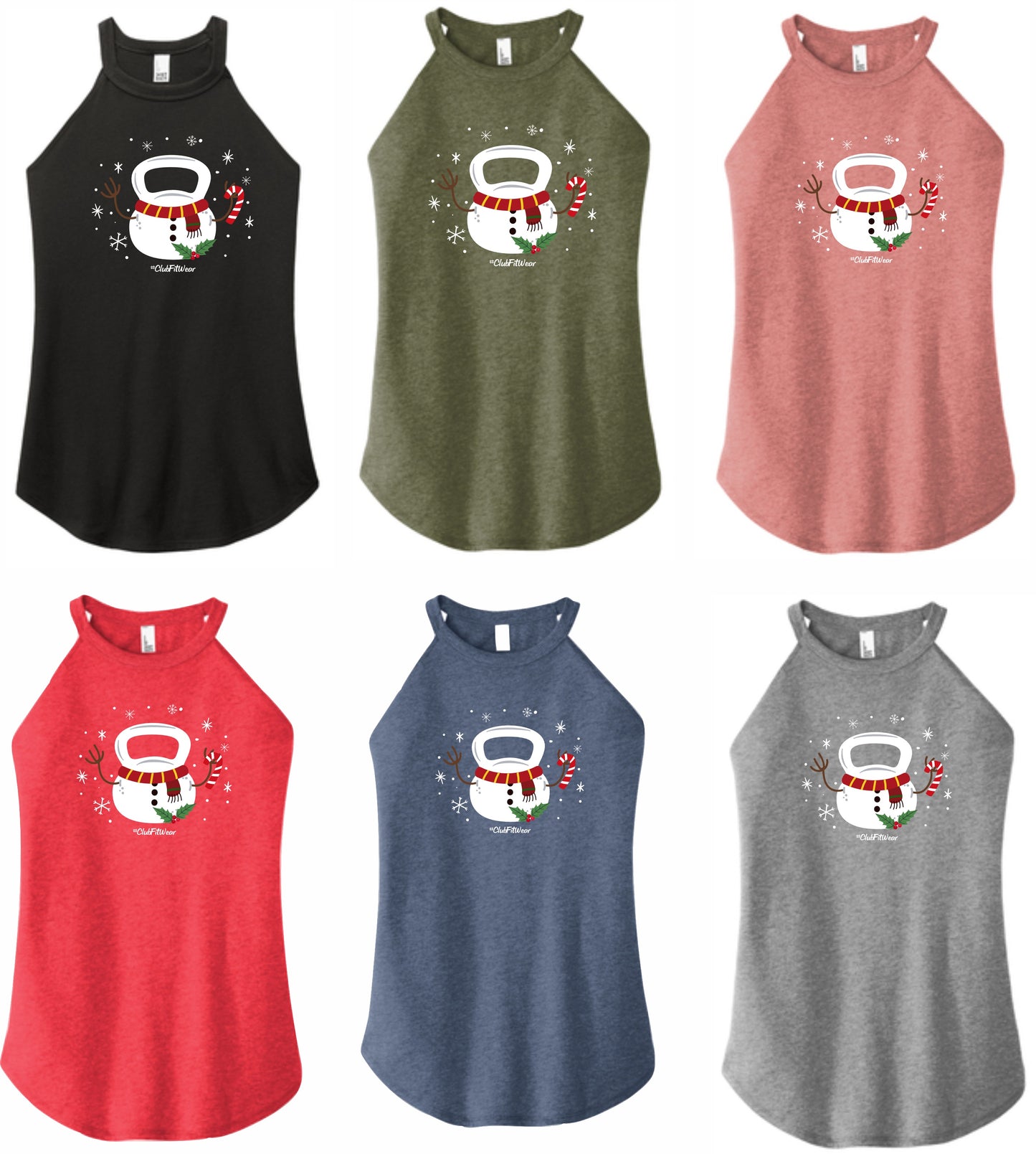 Frosty Kettlebell - High Neck Rocker Tank