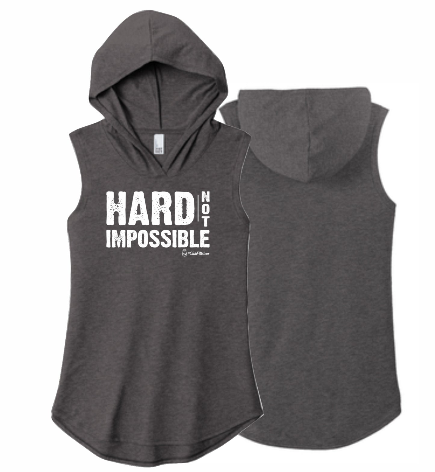 Hard not Impossible - Sleeveless Hoodie