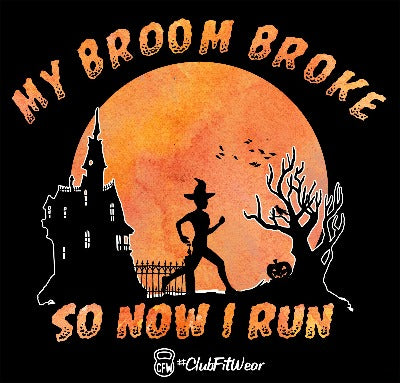 My Broom Broke so now I Run - Digital Print