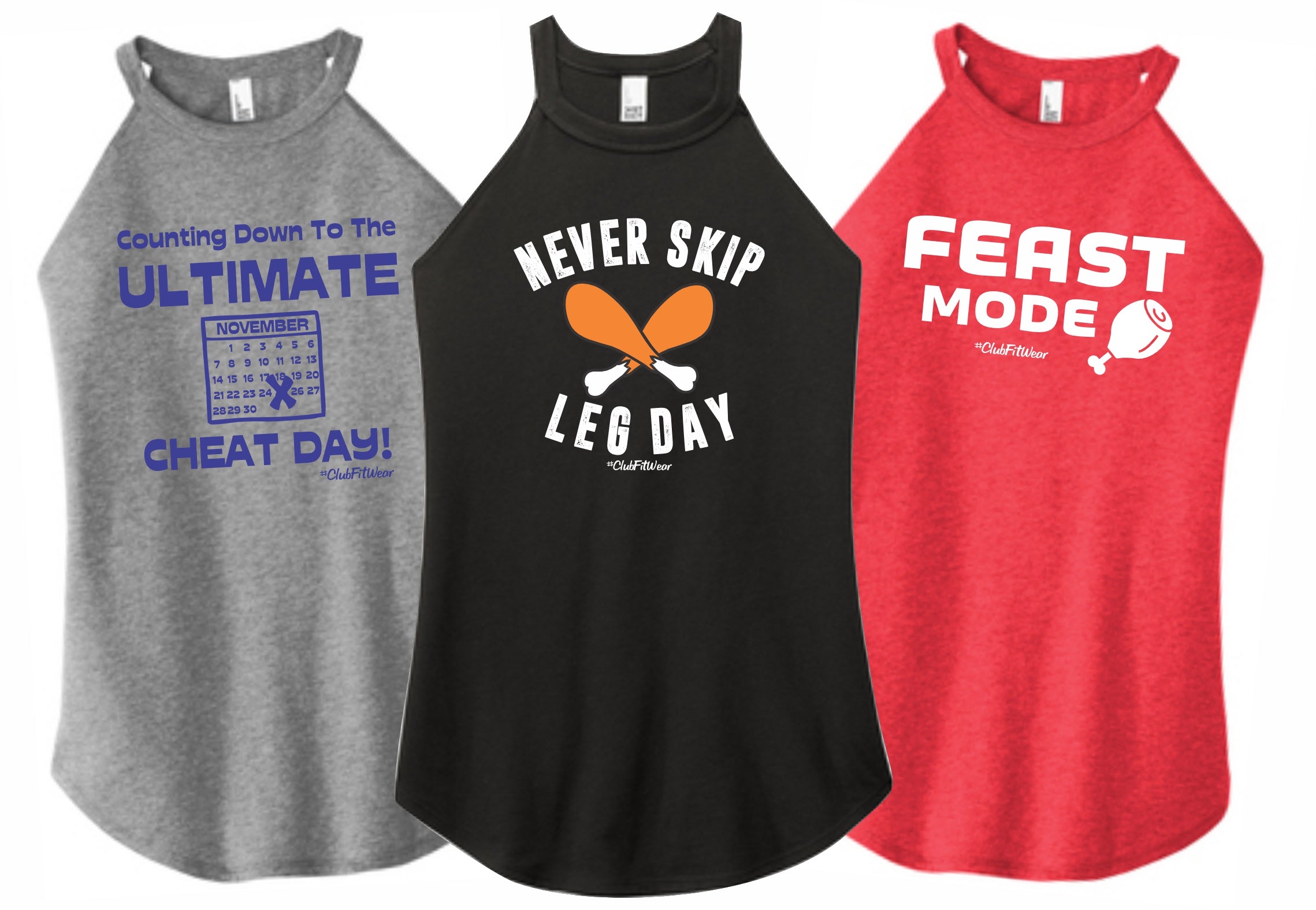 Feast Mode Rocker Tank Bundle – ClubFitWear