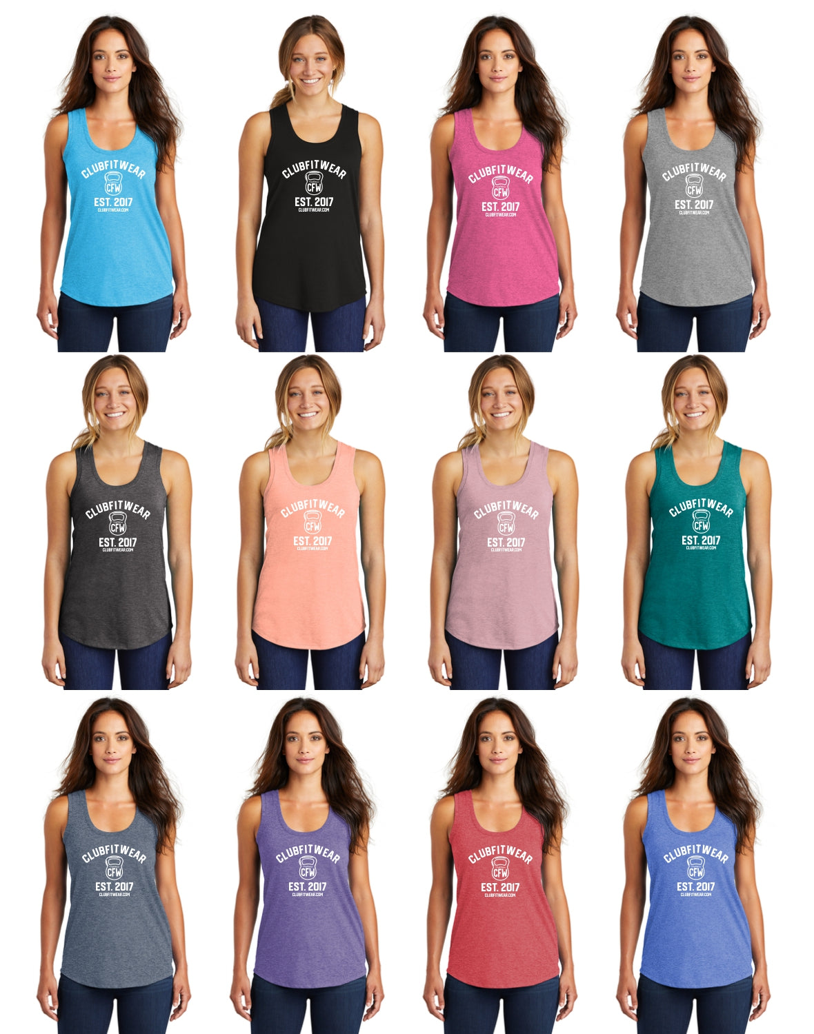 CFW Classic - Premium TriBlend Racerback Tank